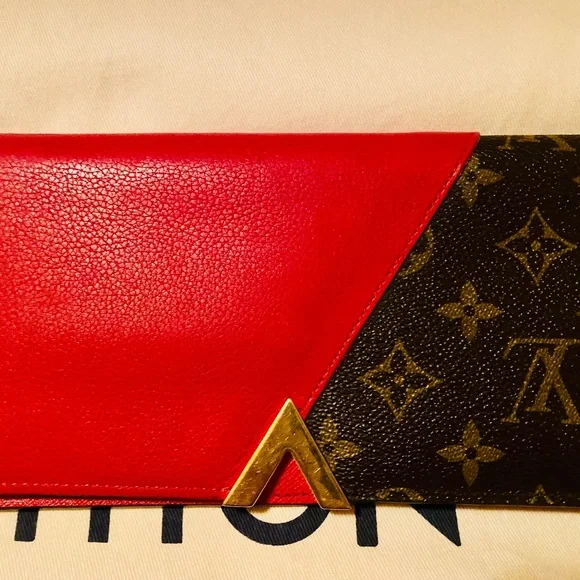 Monogram Kimono Tote Bag Lv Kimono Wallet Louis Vuitton Kimono Red